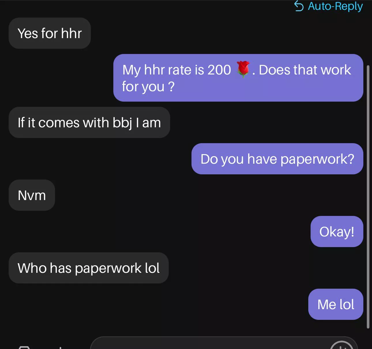 for the ladies who inquire about bbj or bare services