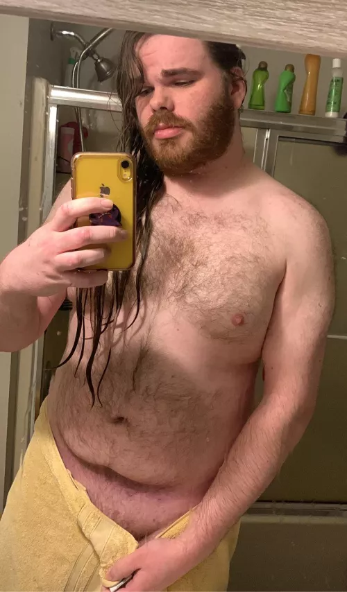 Fresh out of the shower :) 