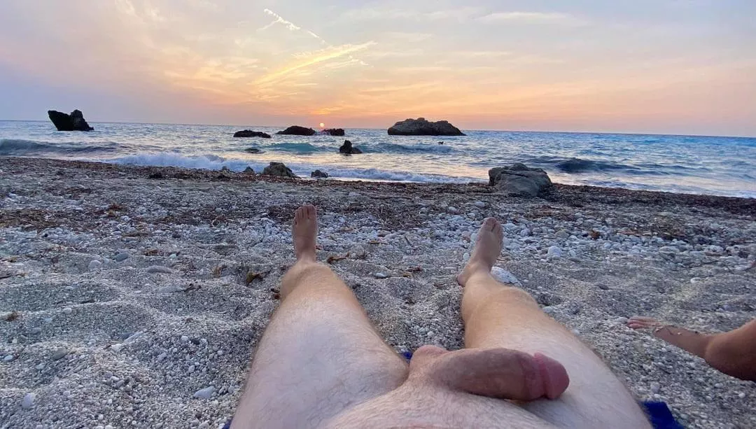 Gaidaros nude beach Lefkada Island Greece