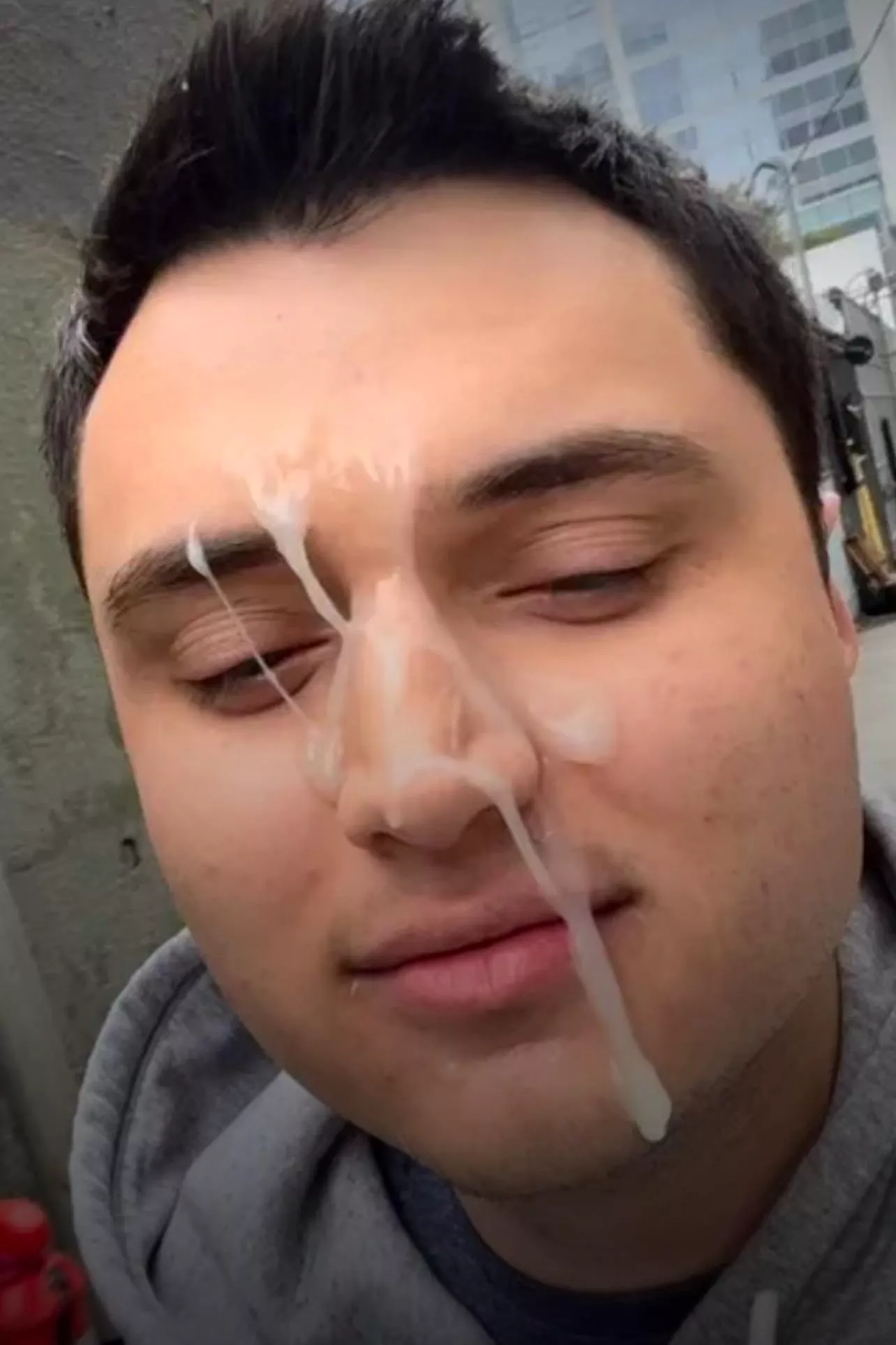 Gay cum walk posted on TikTok 😈