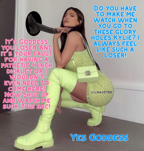 Goddess Kylie forces me to come to the glory hole with her every time! (lmao5789 on ImageFap)
