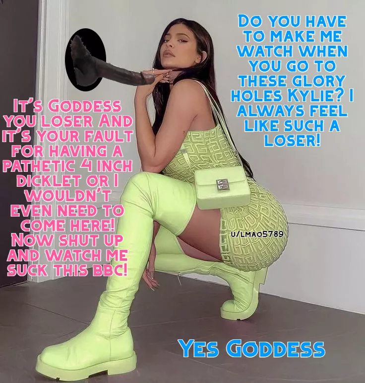 Goddess Kylie forces me to come to the glory hole with her every time! (lmao5789 on ImageFap)
