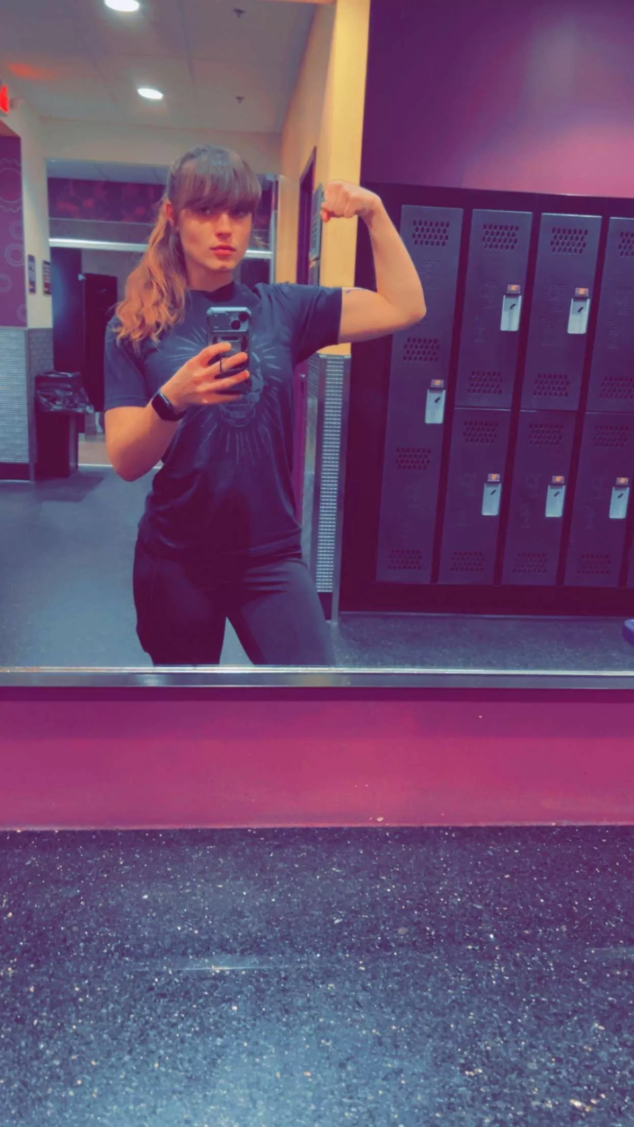 Gym time was much needed