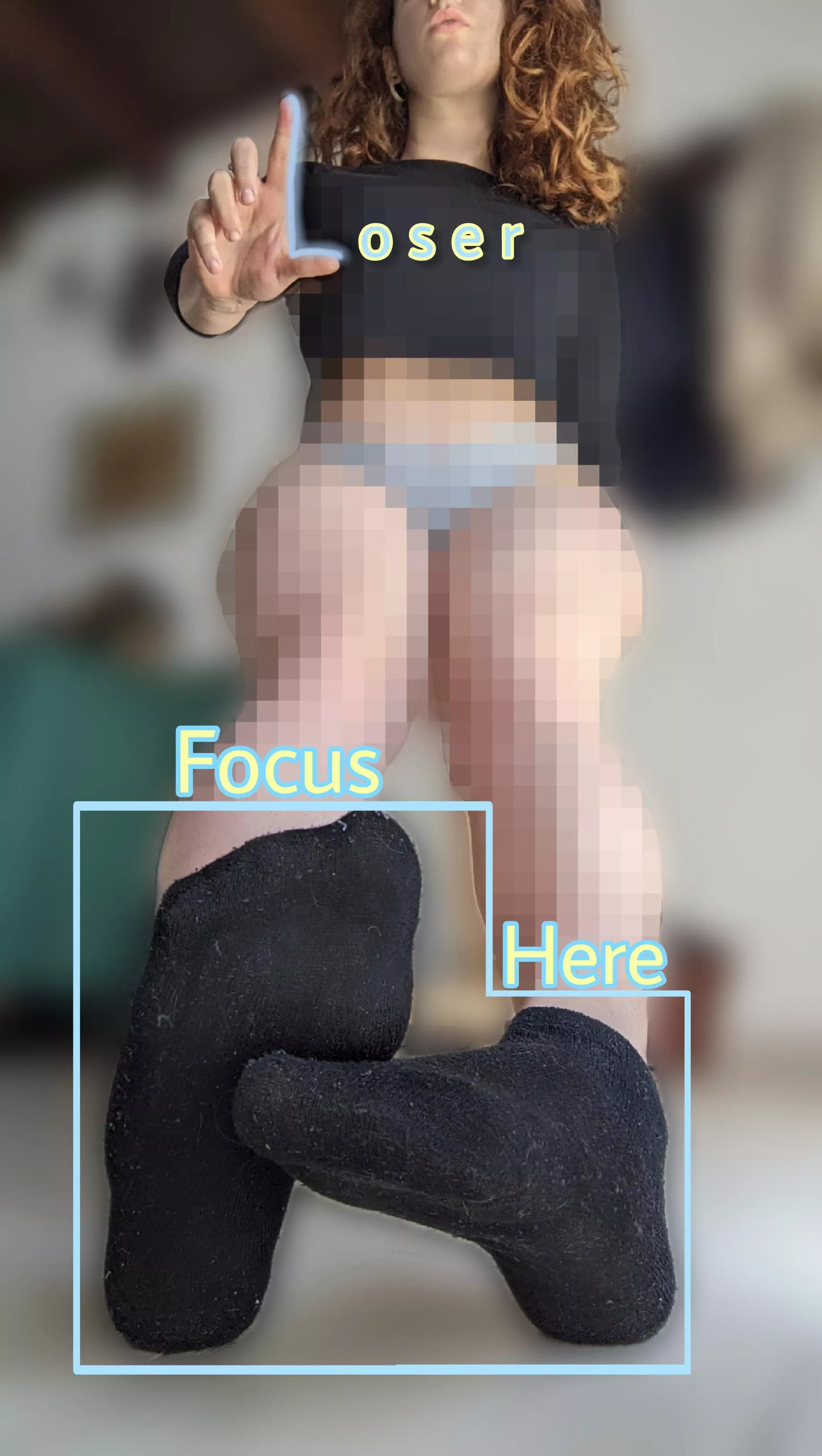 Hey loser. You know what to do, right? Obey and thank me