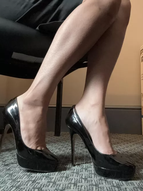 I appreciate when high heels are comfortable, and these are so comfortable