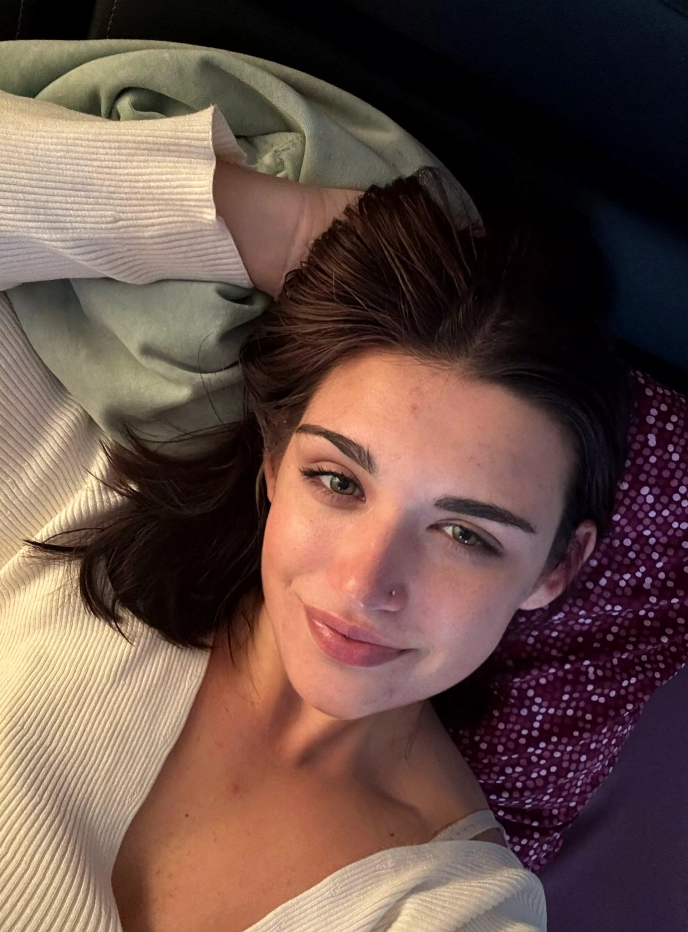 I like that my freckles make you twitch