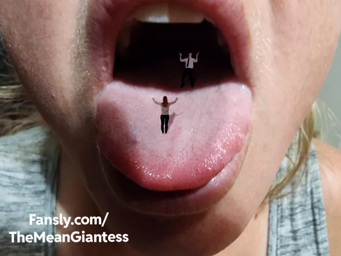 I told them I wouldn't eat them if they'd take a look inside my mouth. I wonder how hard they'll struggle when I swallow them whole. 😋{f}