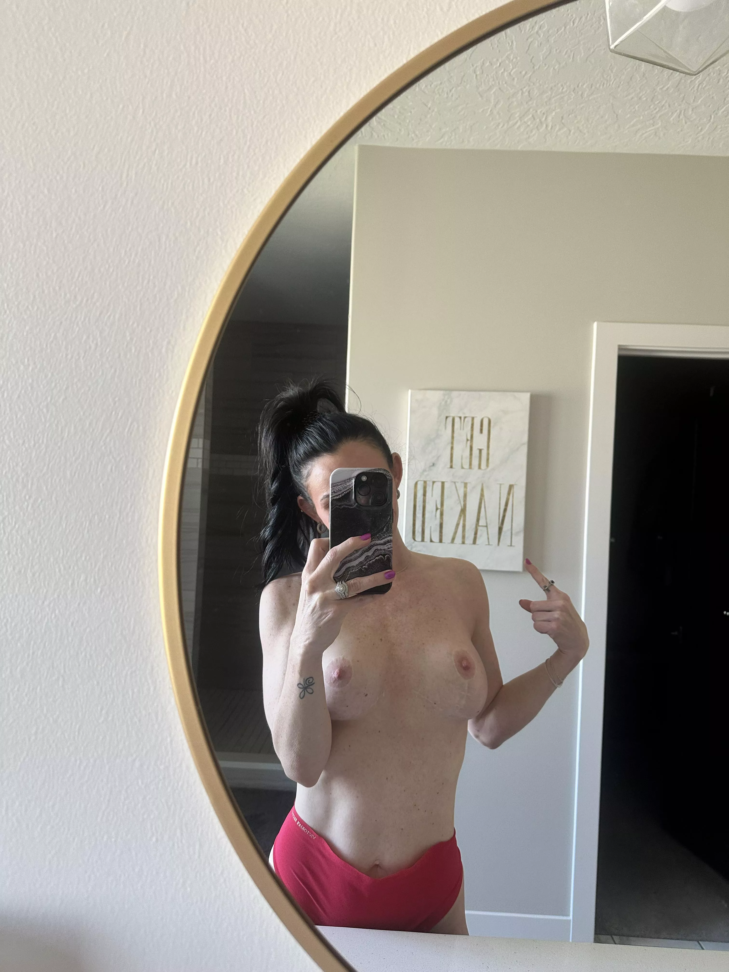 Just trying to obey house rules. 