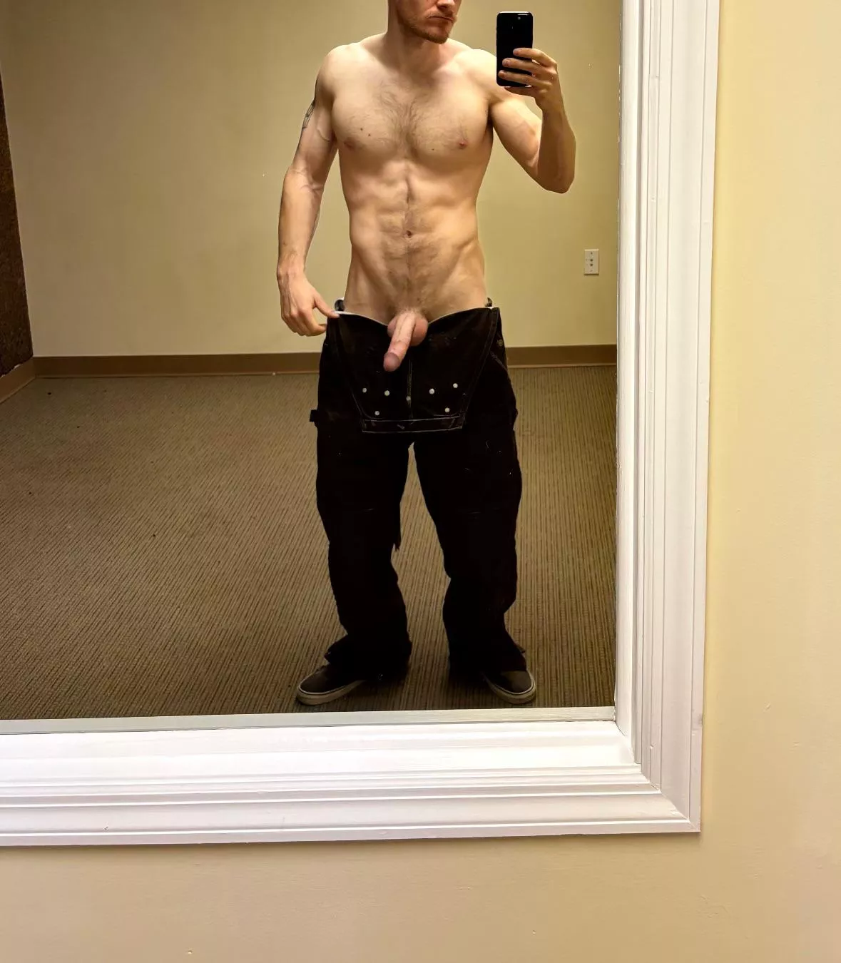 Like my new overalls? 