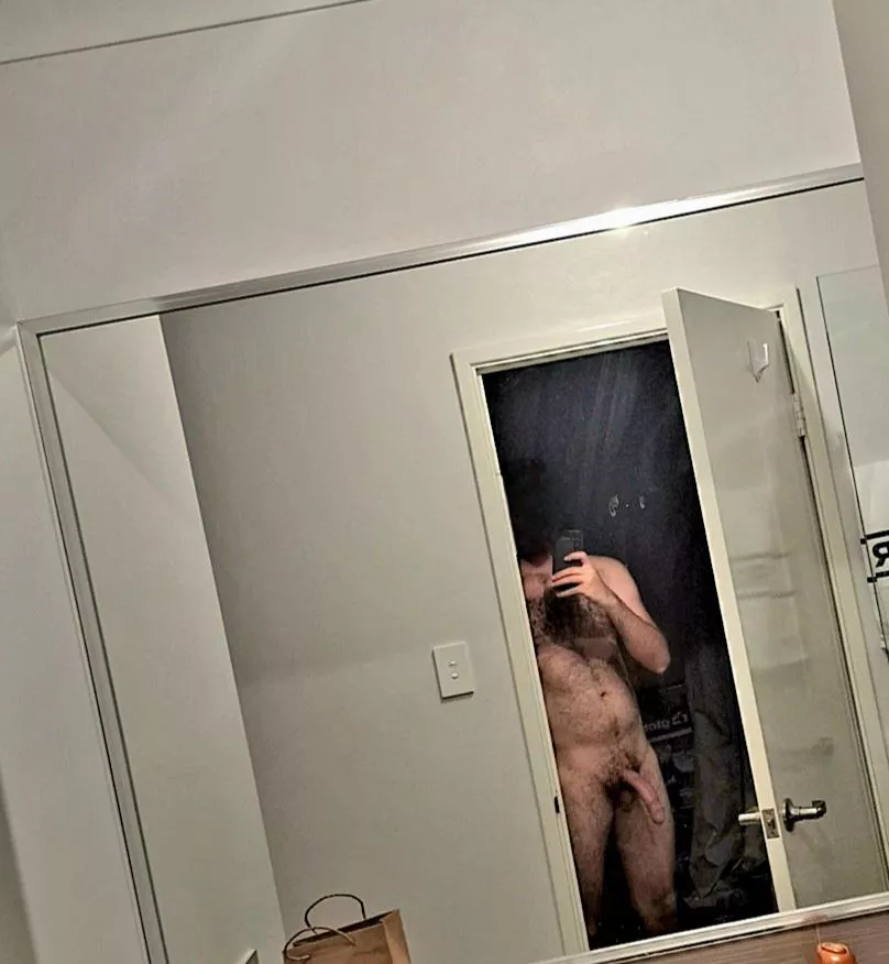 (M) What would you do if I walked in like this?