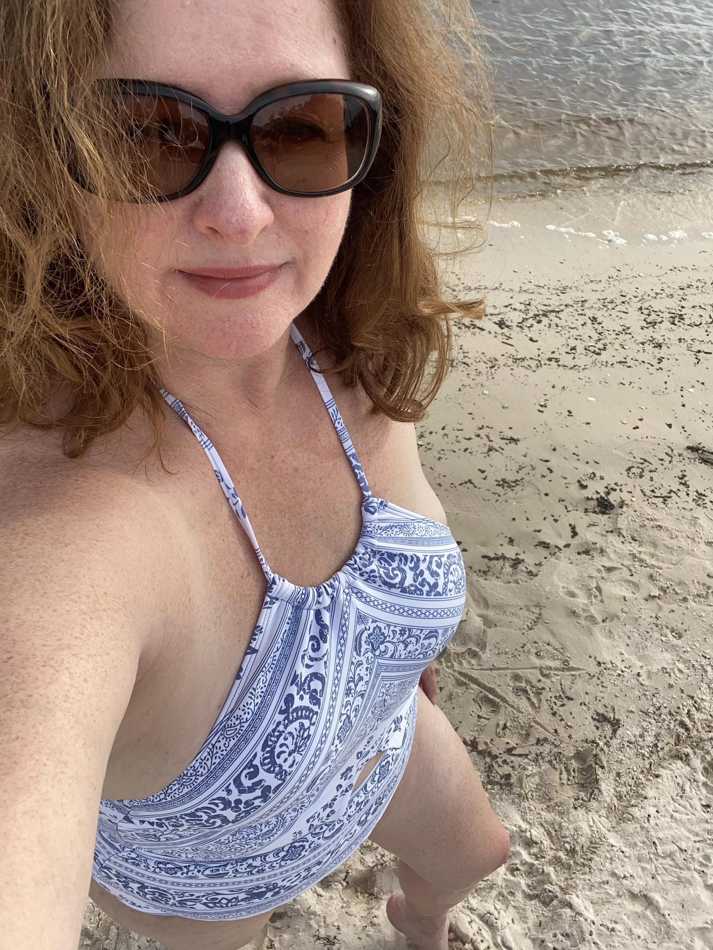 Milf on the beach! 