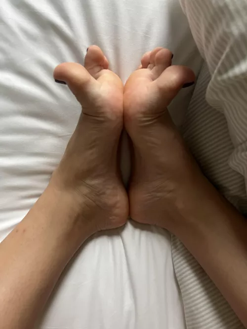 My feet are tired from life, rub them for me
