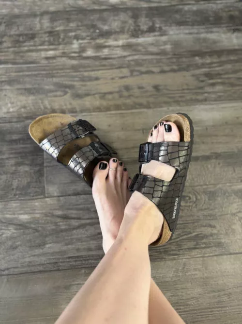 New pedi , new Birks!