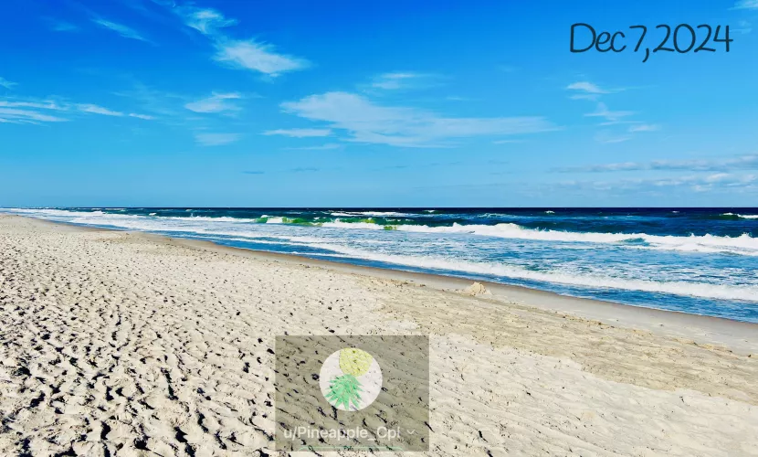 Not to many at the beach today…  but we had a great time regardless :) 