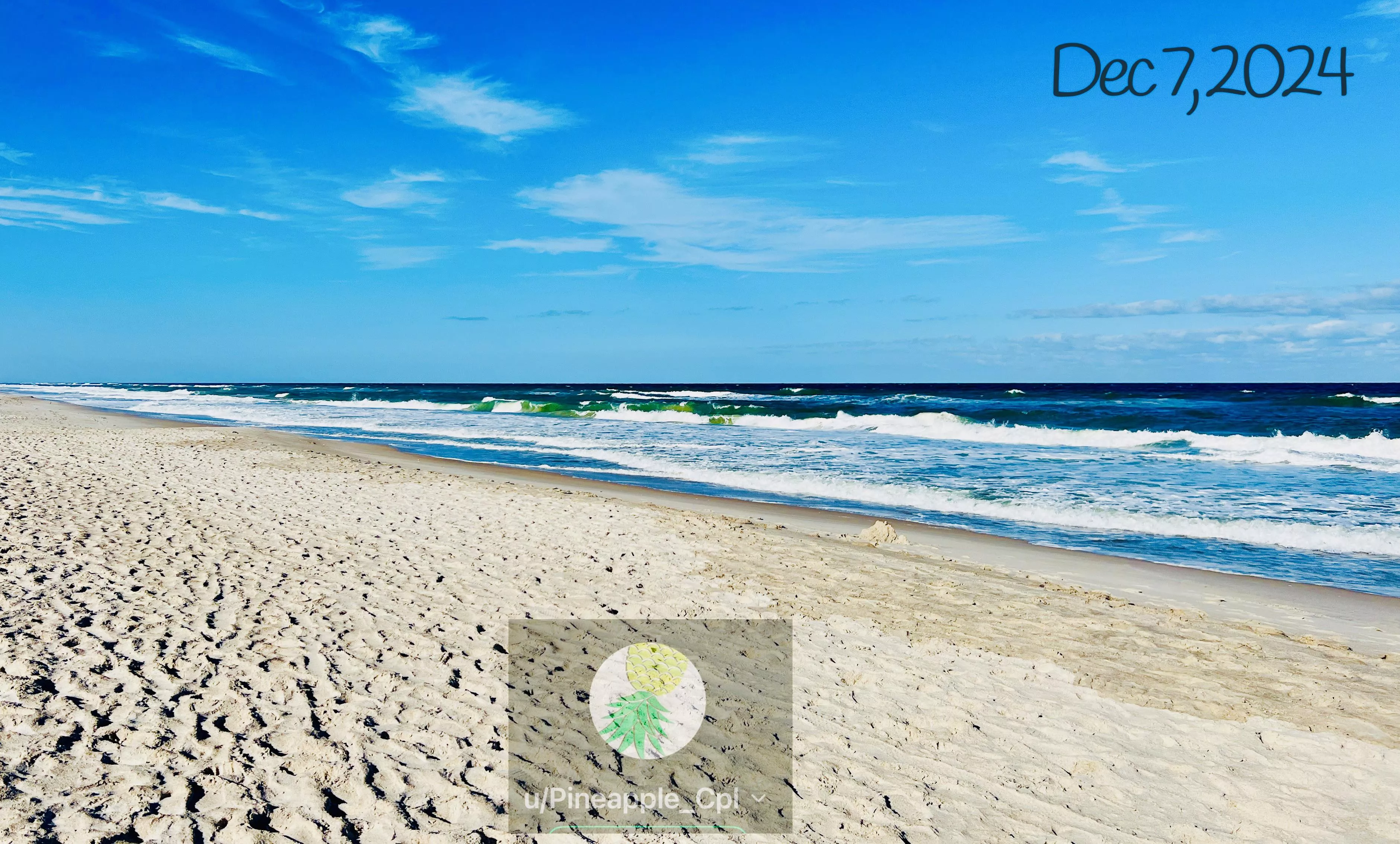 Not to many at the beach today…  but we had a great time regardless :) 