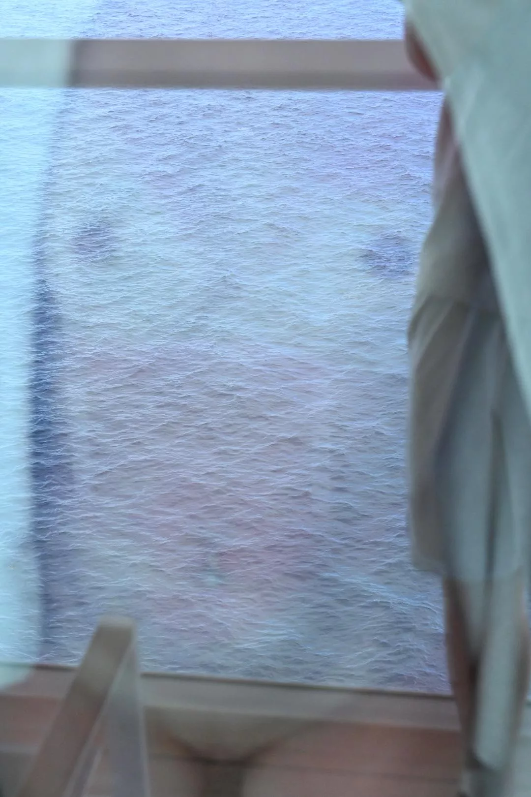 Nothing better than looking out the balcony window! So ready for our next cruise! 🚢 