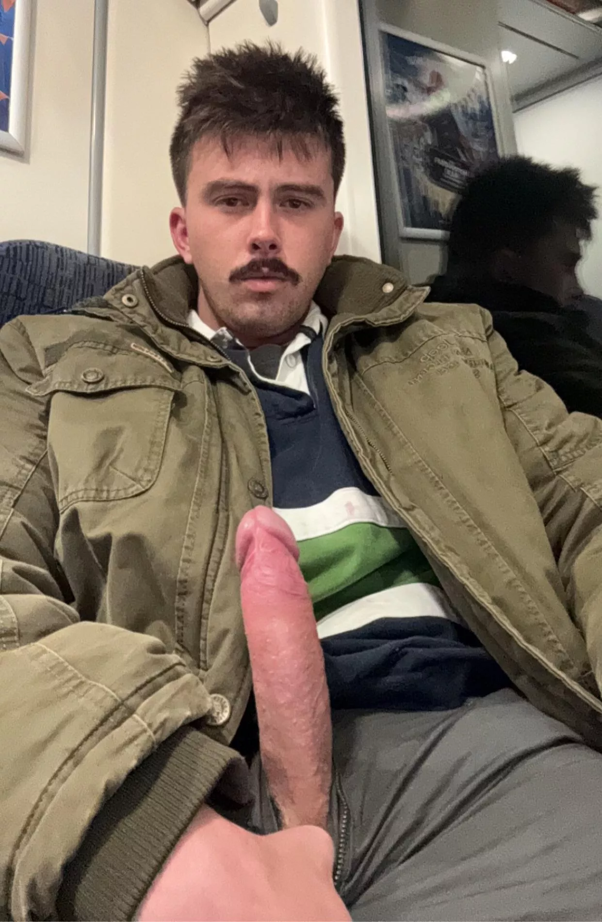 On the train 