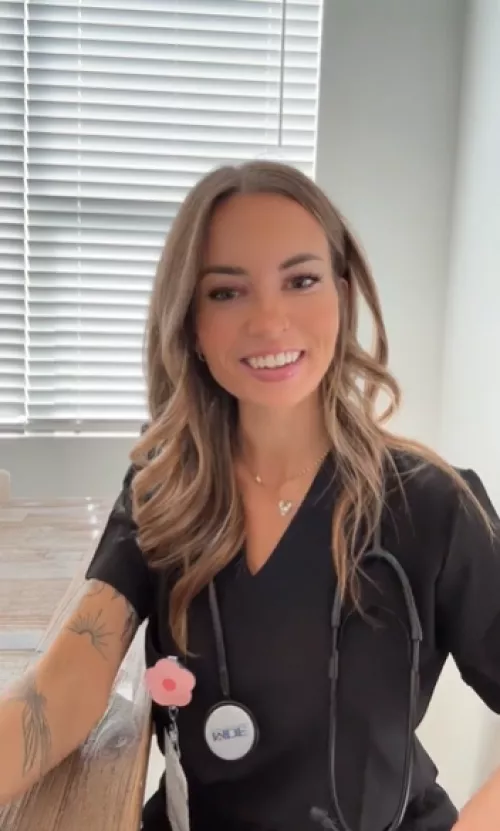 POV: Your nurse flirting you with just her eyes