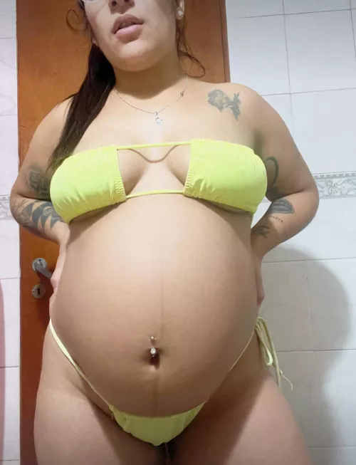 pregnant and horny, what are you waiting for to fuck me?