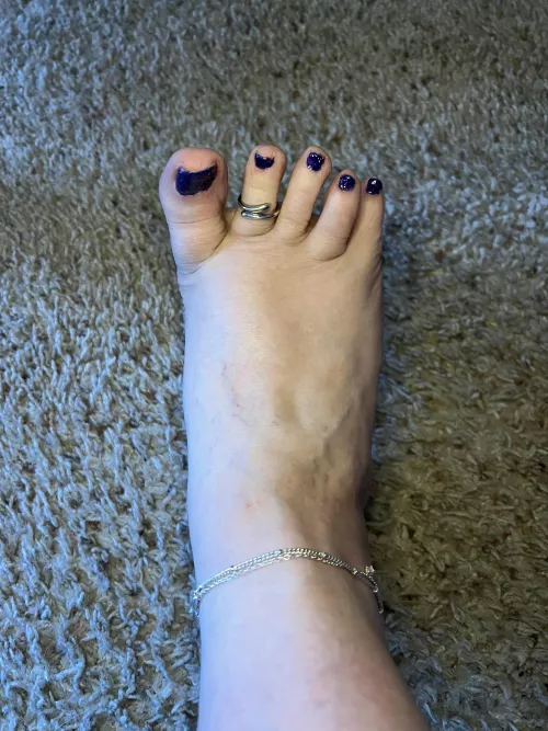 Purple toes 