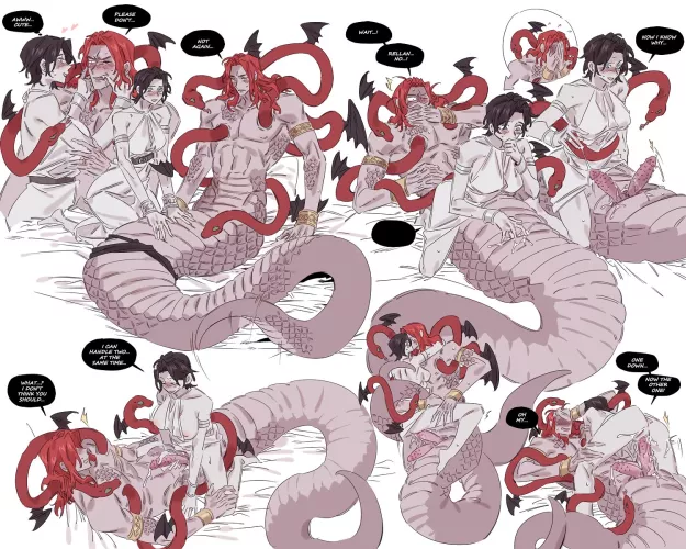 Rellana's serpent husband by @nozakikotaro4