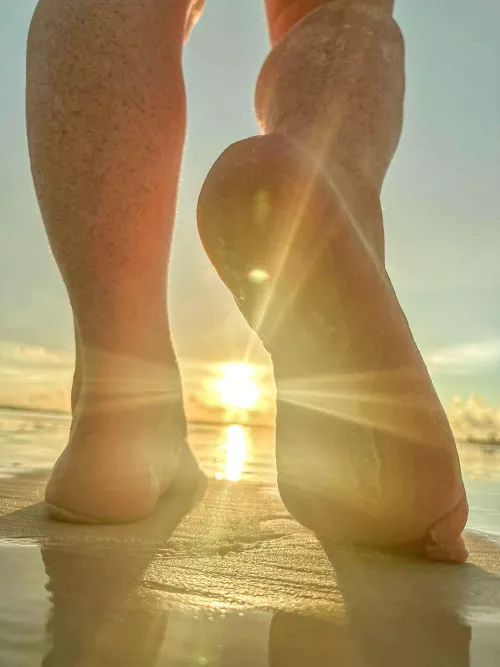 Sandy feet