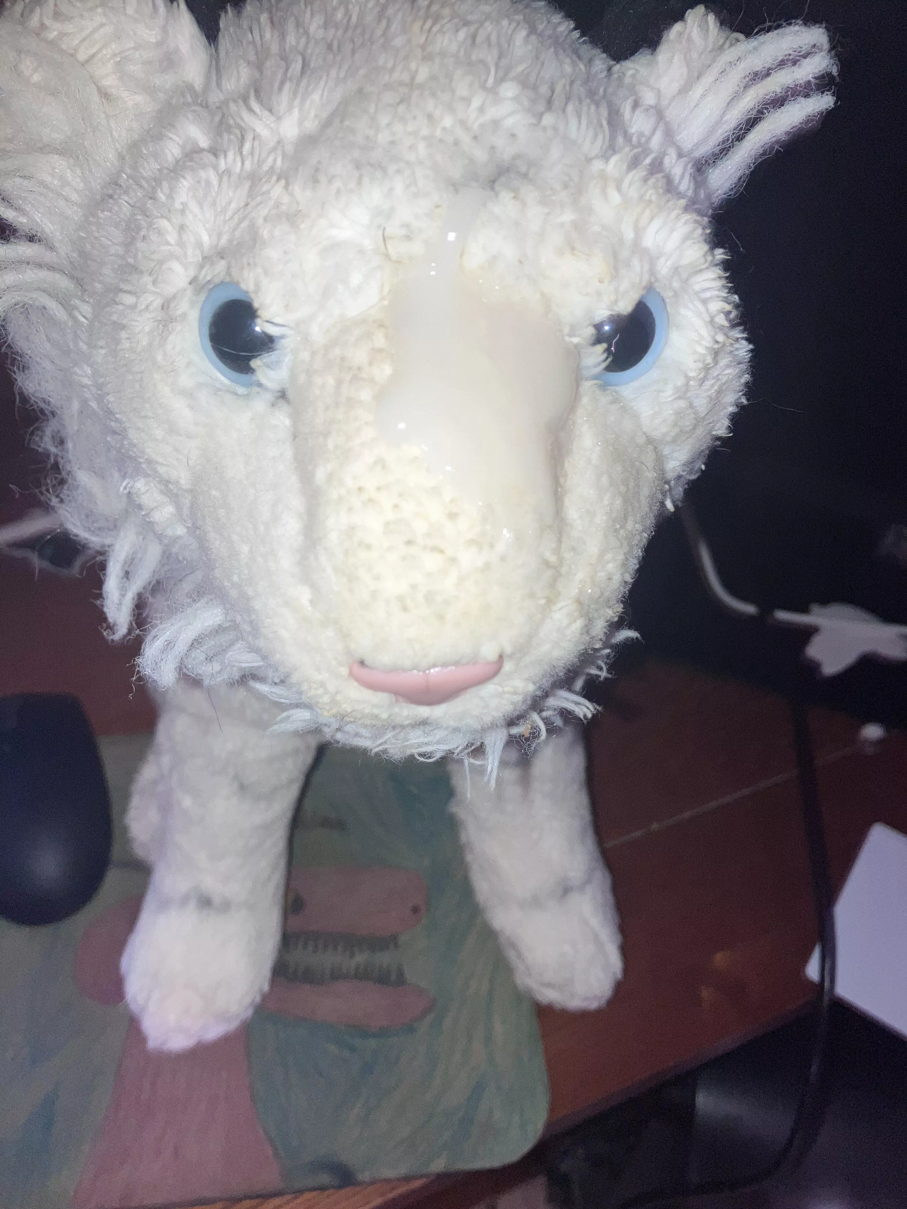 Snow tiger plush fun