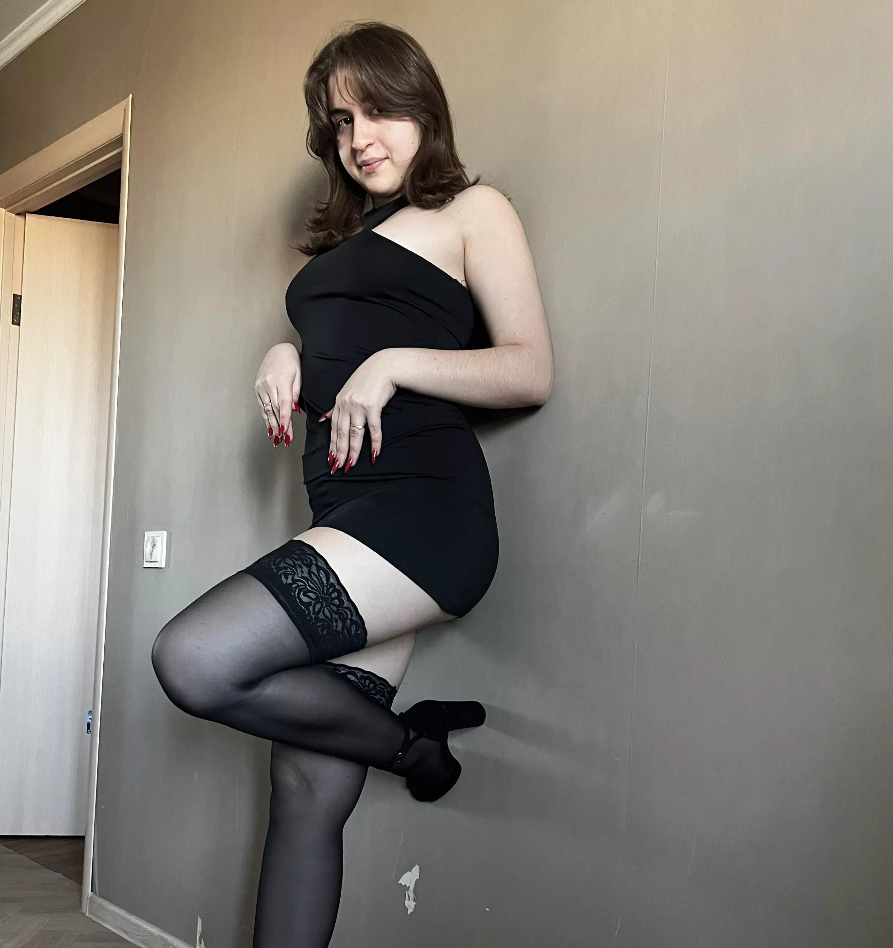 Stockings and heels are the best combination