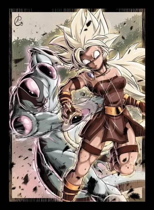 Super saiyan Girl Humbled by a demon of cold