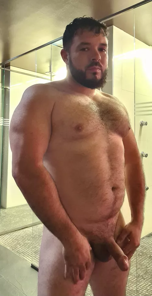 The spa in my hotel was empty, so I took advantage before my shower. You should see the cumshot