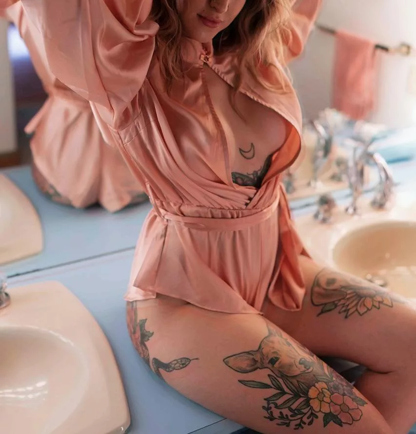 There is nothing like silk against my soft skin.