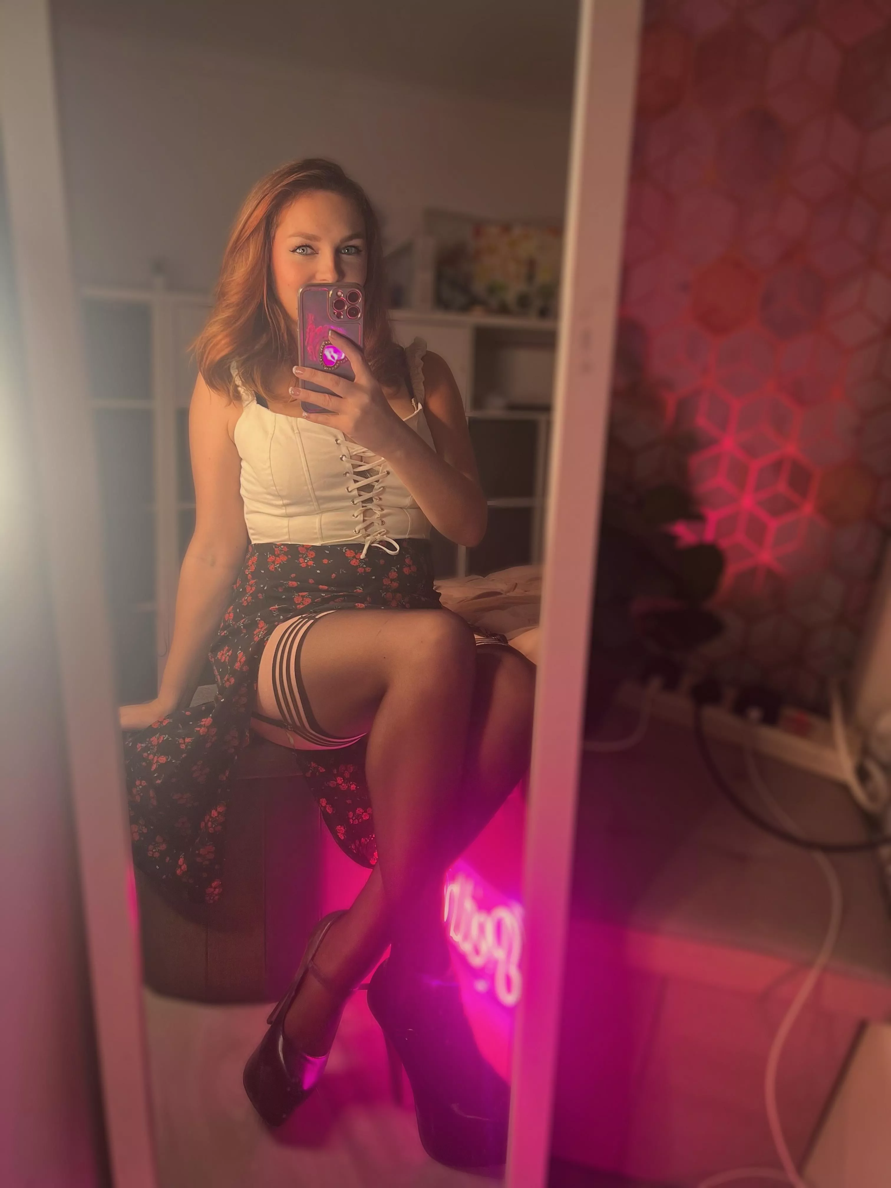 This dress isn’t the only thing that’s tight tonight