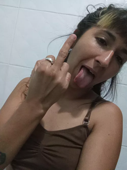 This finger Is for you 