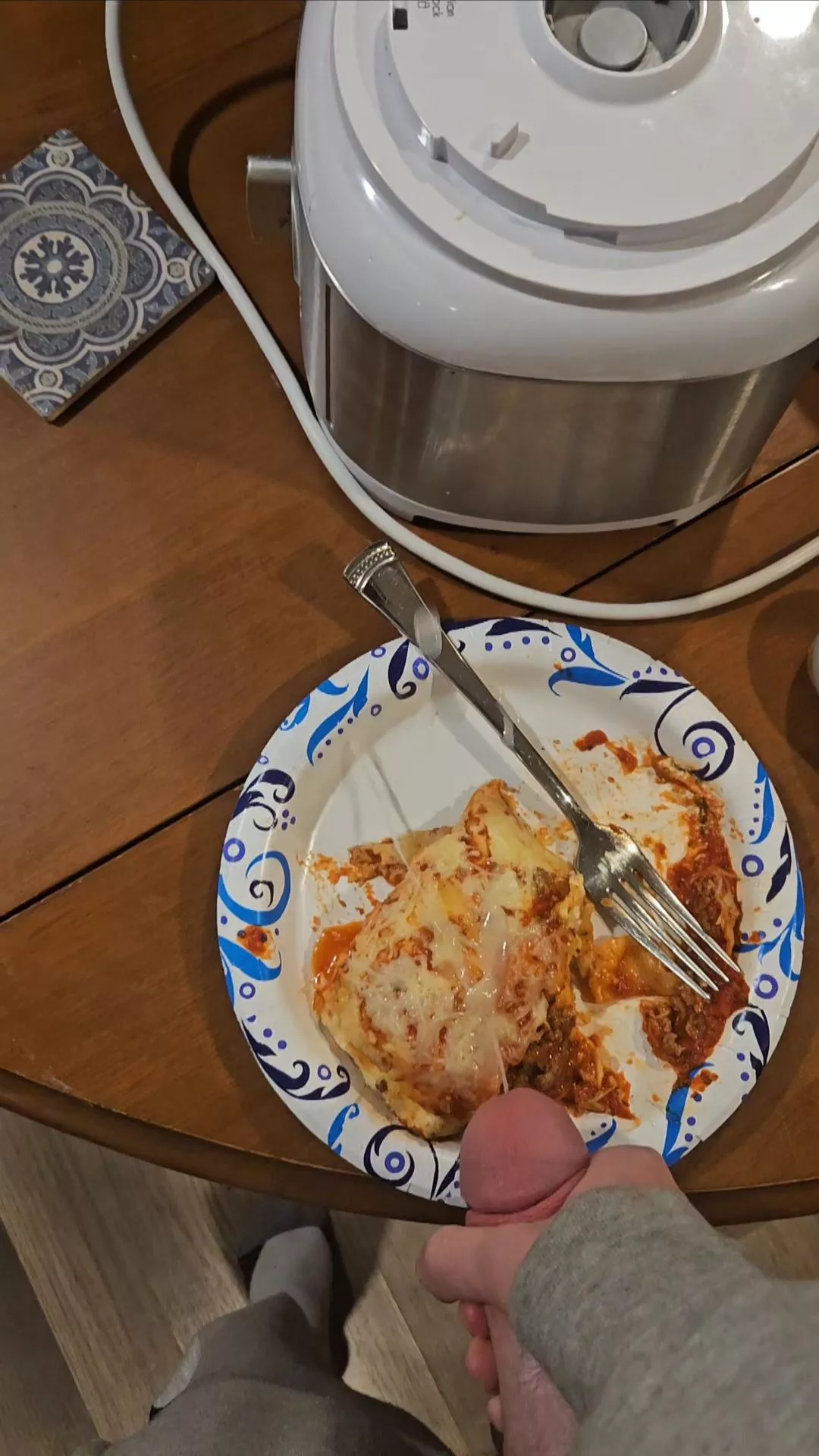 Thought I'd spice up dinner