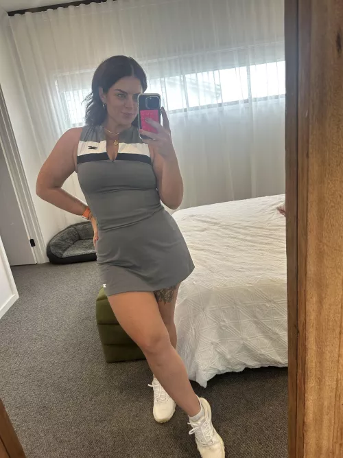 Tight little golf outfit