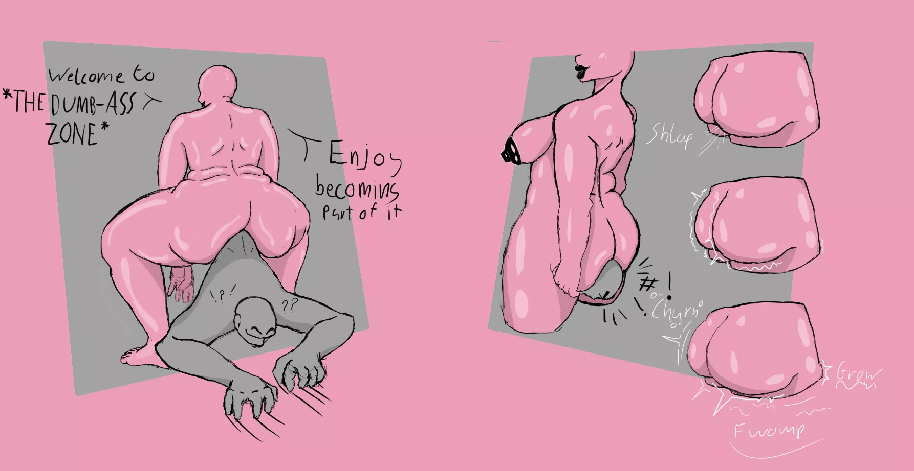 To the ass dimension he goes! - AmarineWriting on FA