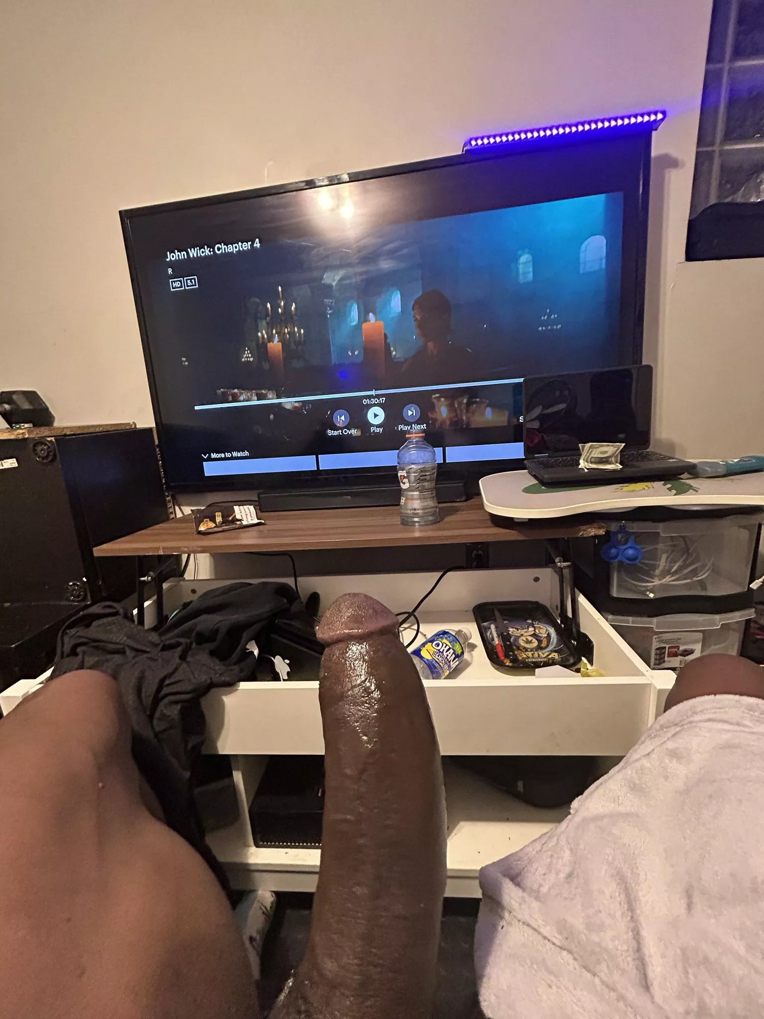 Trying to bust a huge nut 