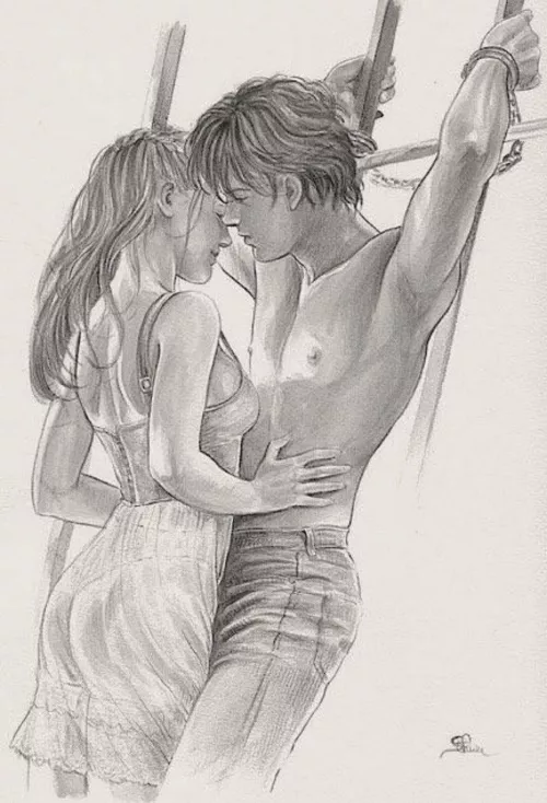 What a way to end the week. Gently restrain him and have all of him to myself.