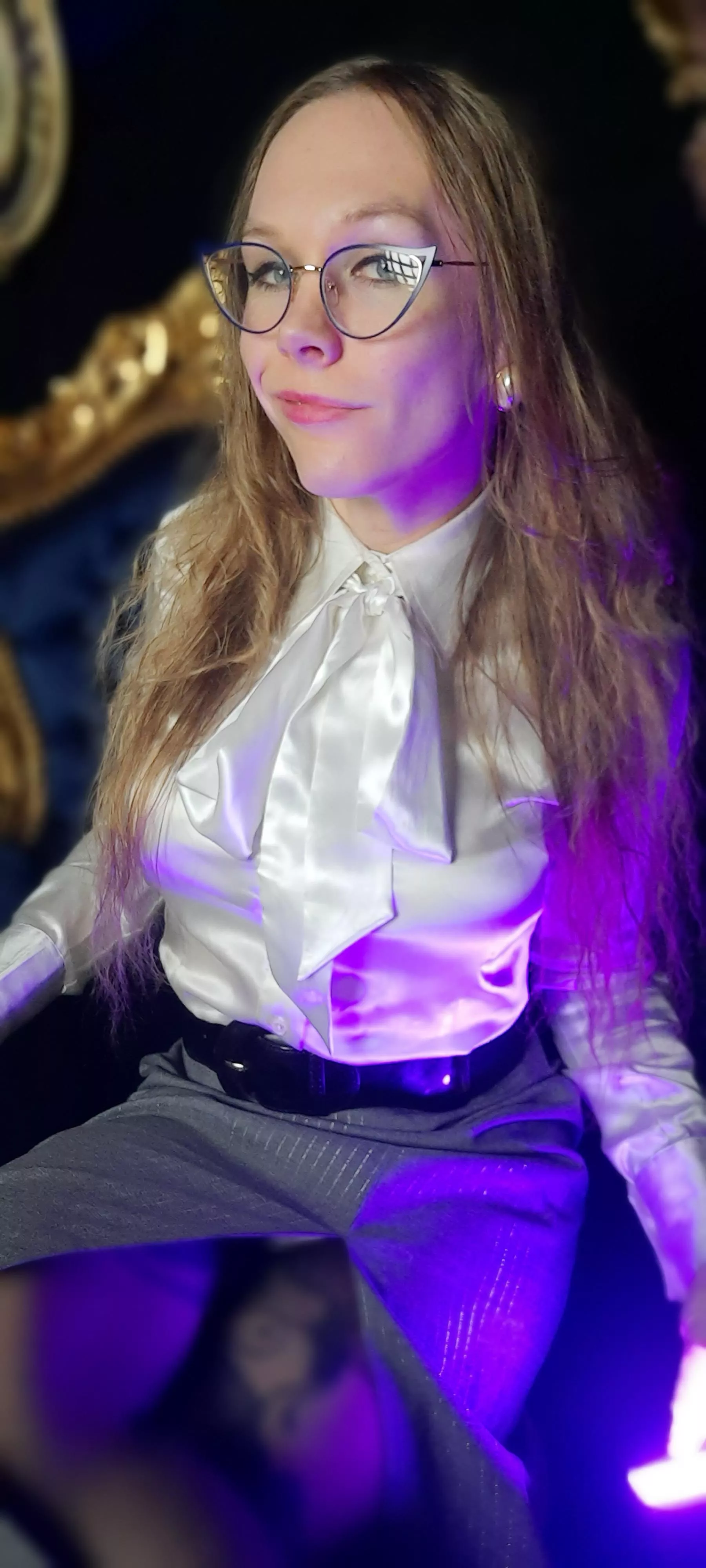 White satin looks best