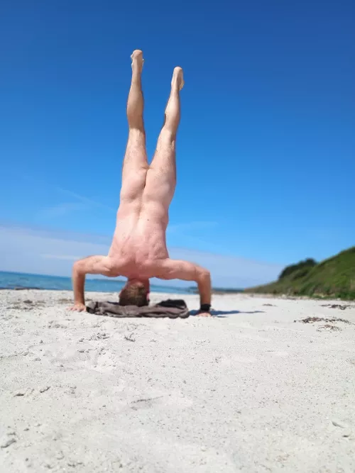 Working on my headstand 