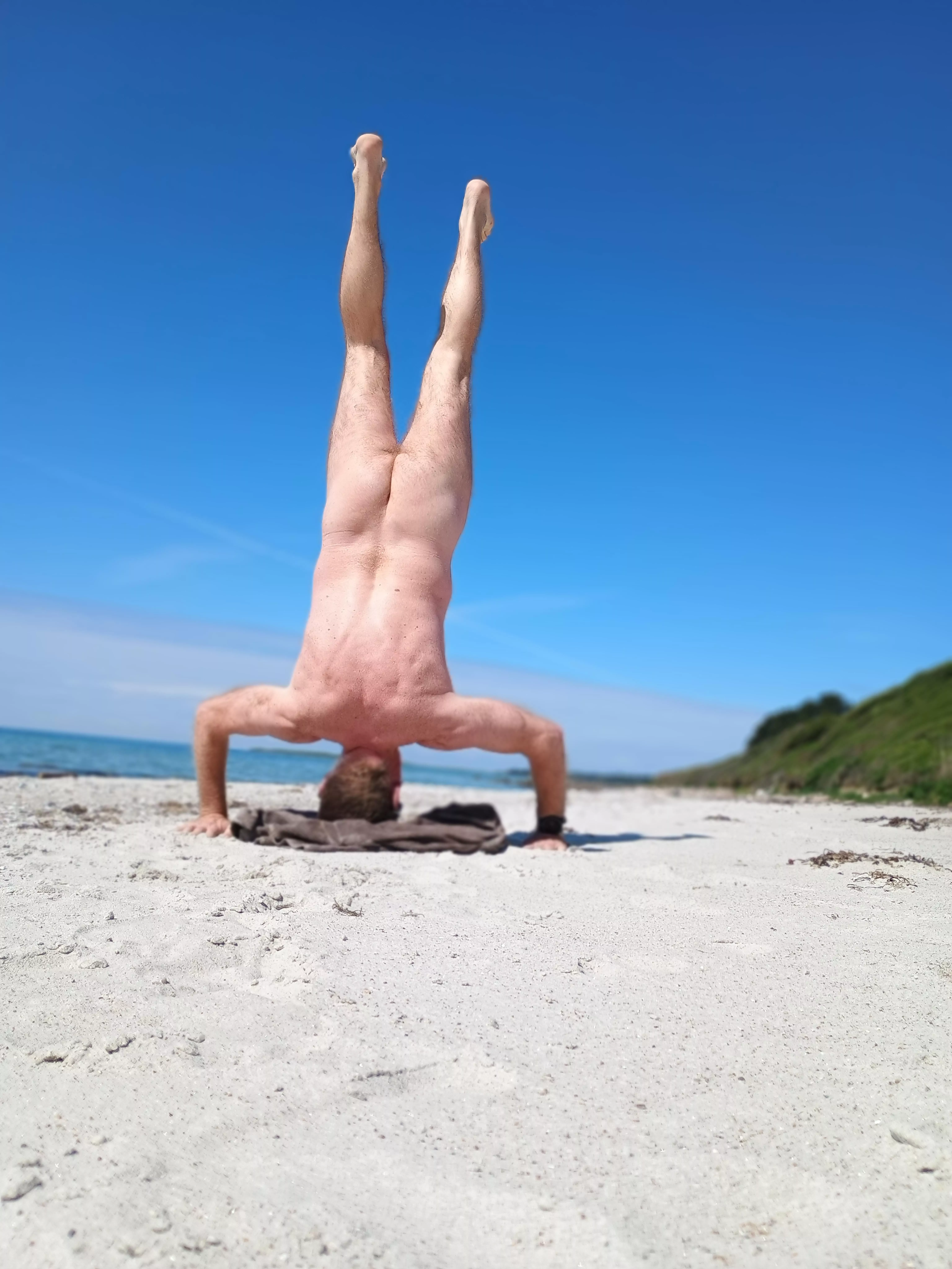 Working on my headstand 