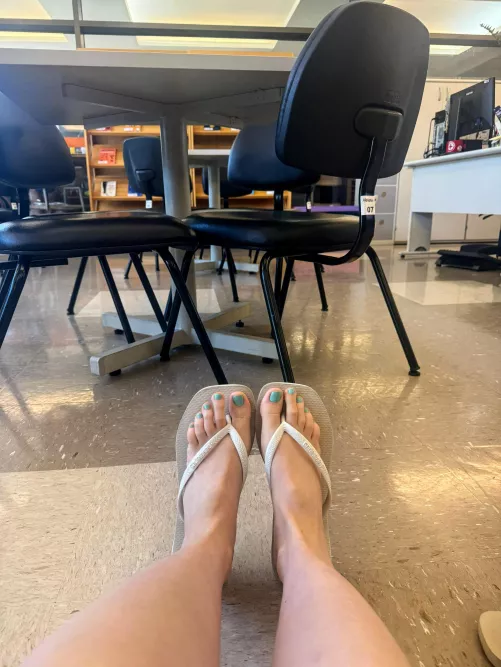 Would you stare at my feet if you saw them in the library?