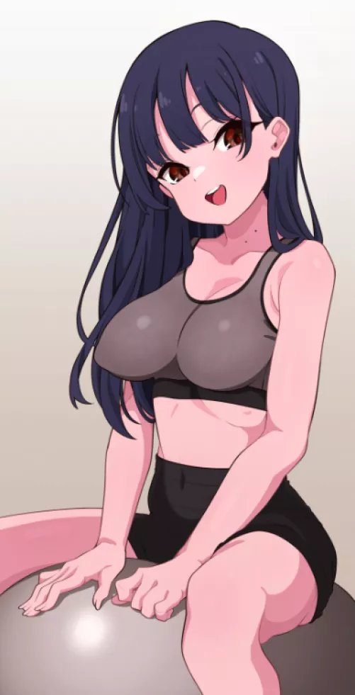 Yamada anna doing work out (Mekato)