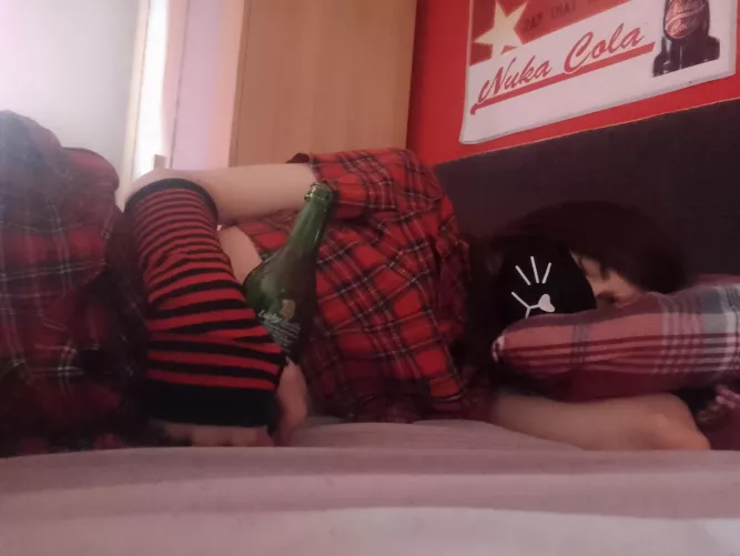 You find me passed out drunk in your bed, what do you do? :0