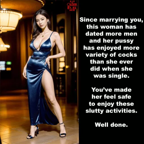 You married a good little slut