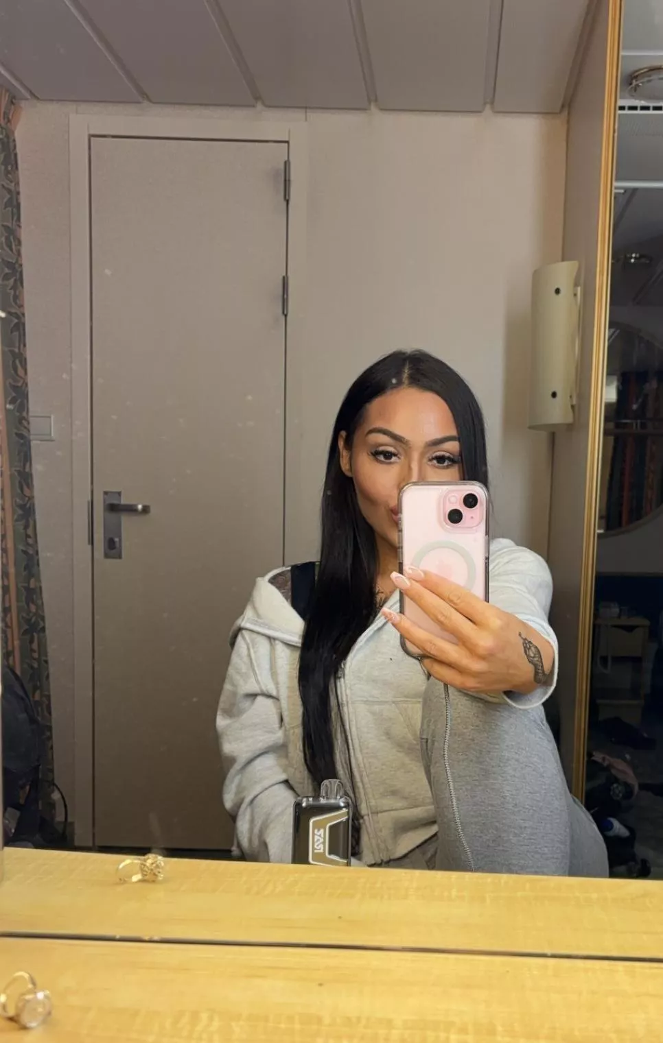 You're in his dm's. I'm in his bank account causing him financial ruin for generations to come.