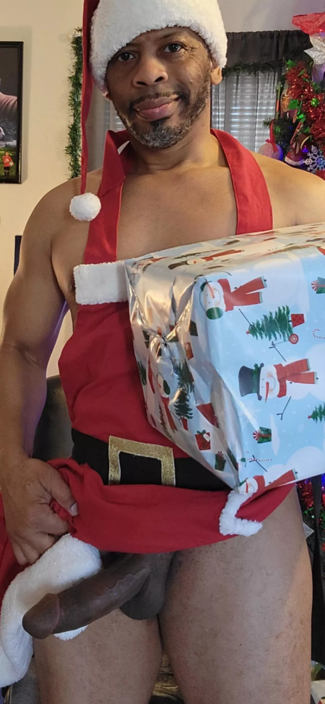 (52) Is it ok for Santa to cum in your chimney with his package?