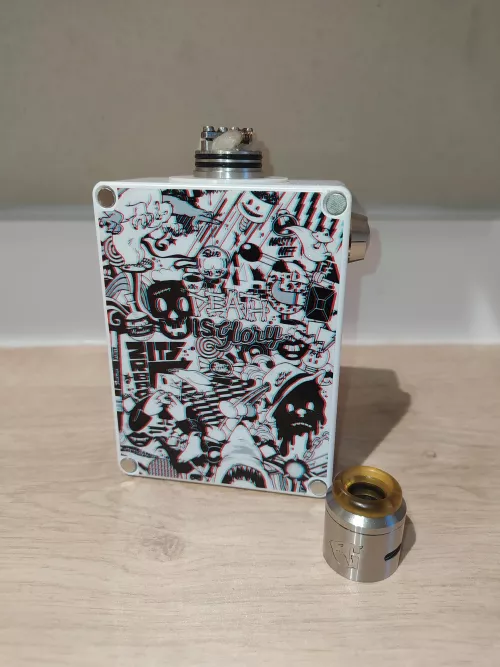 B3 Trippy Sticker Bomb Custom Box Mod 