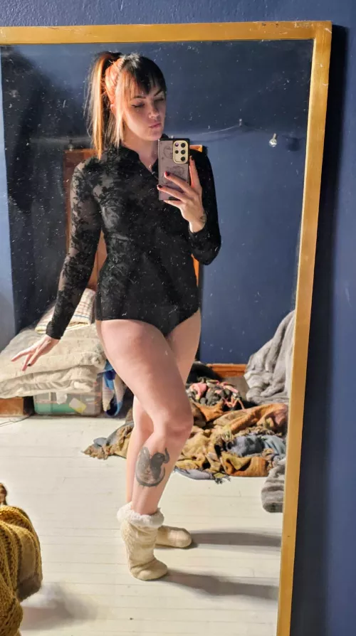 Big poofy socks to keep my feet warm