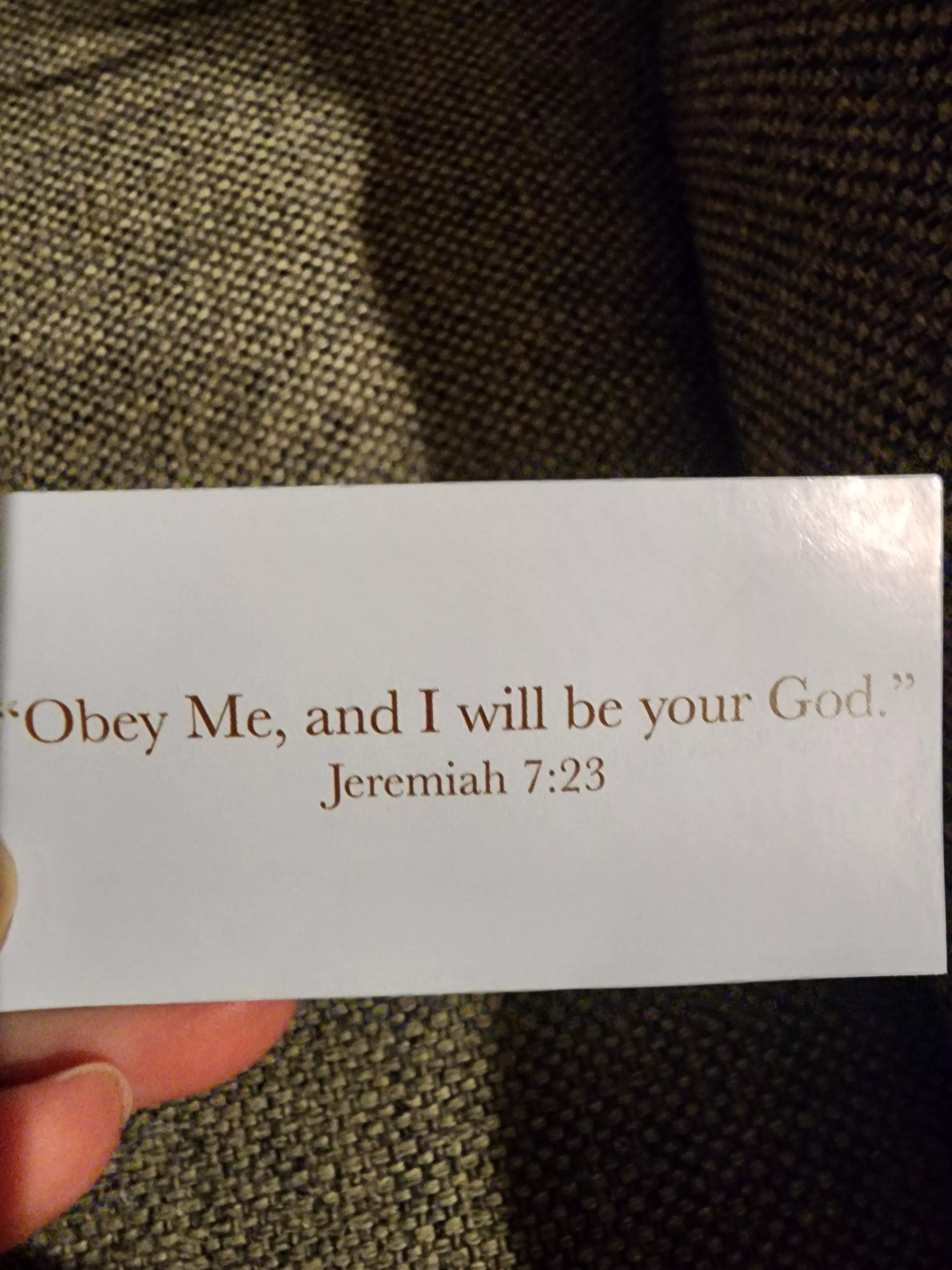 Boyfriend found this in a book at the store & said it was for me